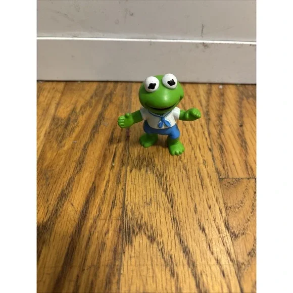 1986 Kermit the Frog Toy Muppet Babies Figure Vintage - Picture 1 of 4